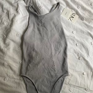 SOLD* NWT Open back Zara Bodysuit